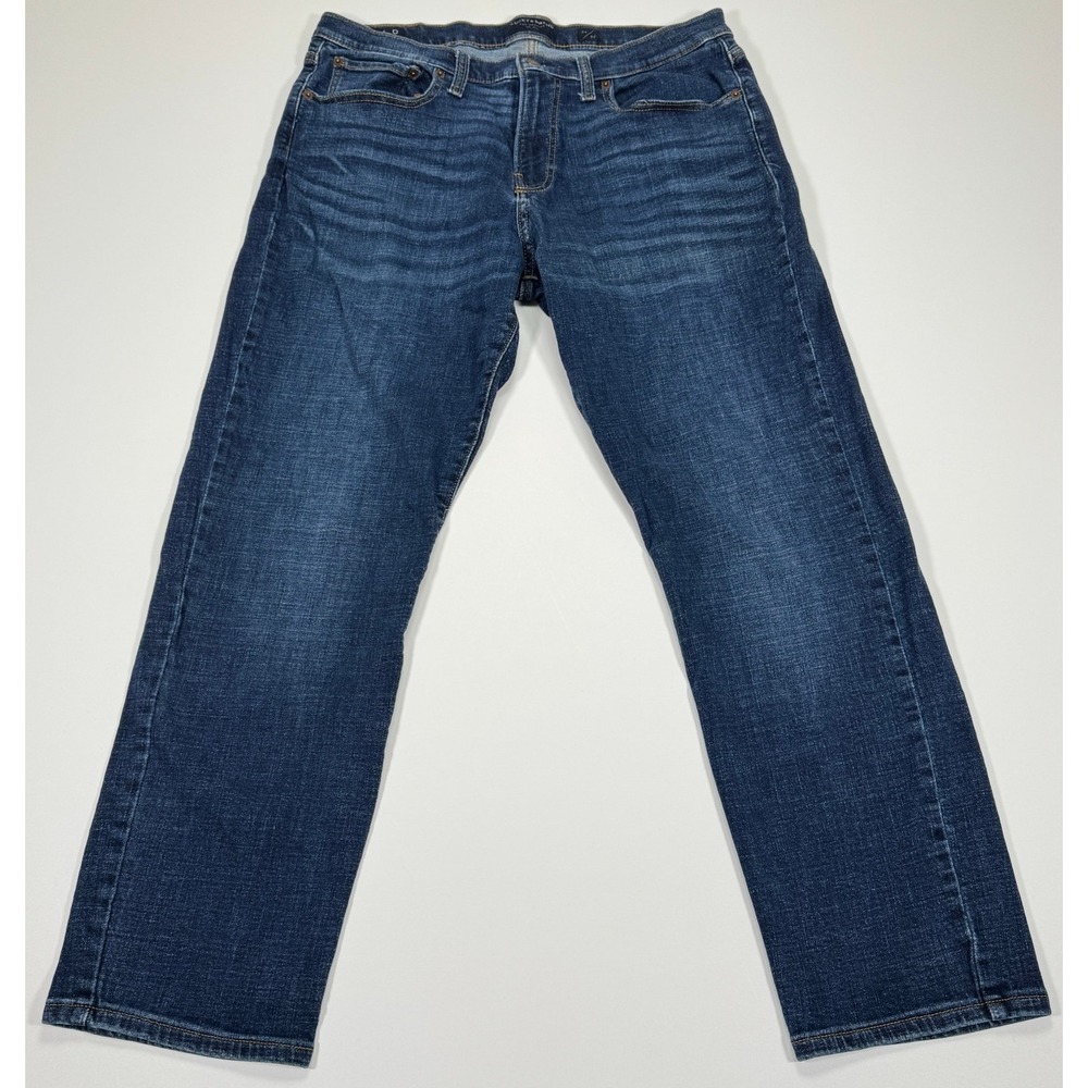 Lucky Brand 410 Athletic Slim Jeans Mens Tag 34x30 Fits 34x28 Dark Wash Denim